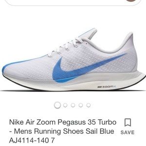 Nike Air Zoom Pegasus 35 Turbo Men’s Running sz.13